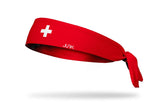 Switzerland Flag Tie Headband
