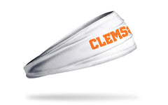 Clemson Tigers: Clemson White Big Bang Lite Headband