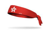 Hong Kong Flag Tie Headband