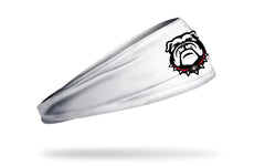 University of Georgia: Bulldog White Big Bang Lite Headband