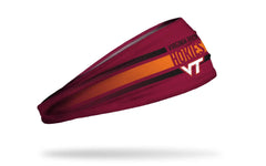 Virginia Tech University: Faded Stripe Big Bang Lite Headband