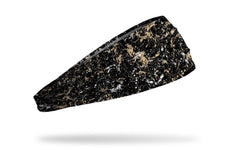 Black Metallic Gold Splatter Big Bang Lite Headband