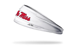 University of Mississippi: Ole Miss White Big Bang Lite Headband