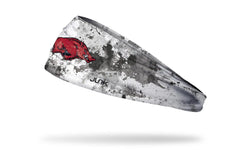 University of Arkansas: Grunge White Big Bang Lite Headband