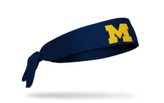 University of Michigan: Logo Blue Flex Tie Headband
